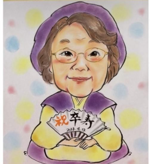 母の日❤︎お祝い似顔絵、イラストオーダー 予約受付中 最短即日] 翌日