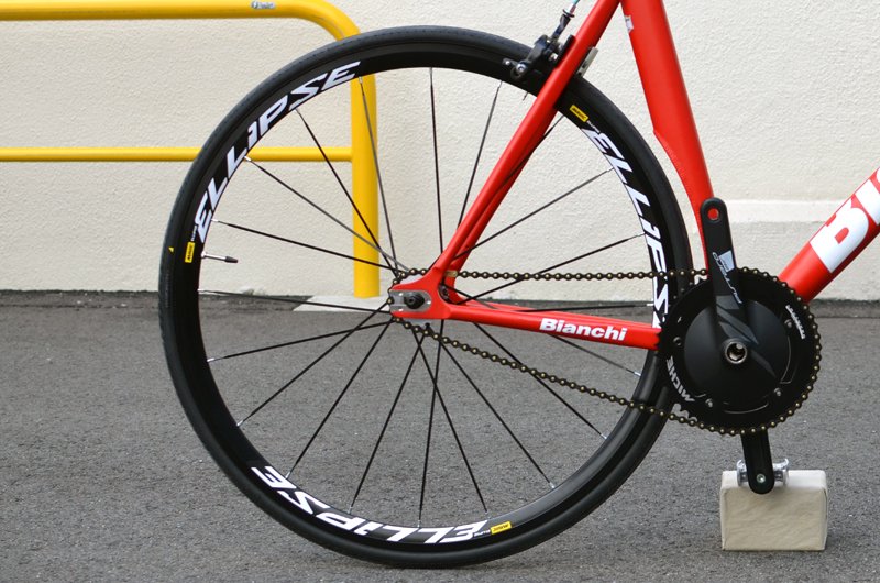 即発送可能】 + シングルスピード Pista Bianchi NITTO 完成車 B602