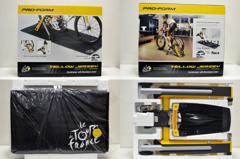 Tacx タックス BULUE MOTION T2600 Pro Form Yellow Jersey ツール・ド