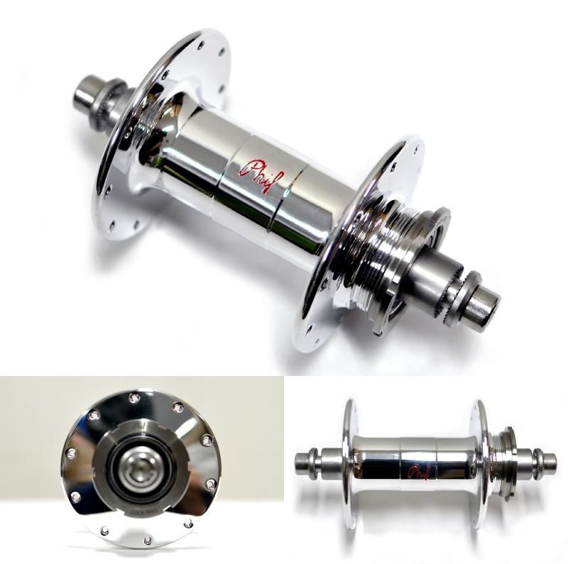 Phil Wood Track Hub HIGH FLANGE 20H Silver フィルウッド