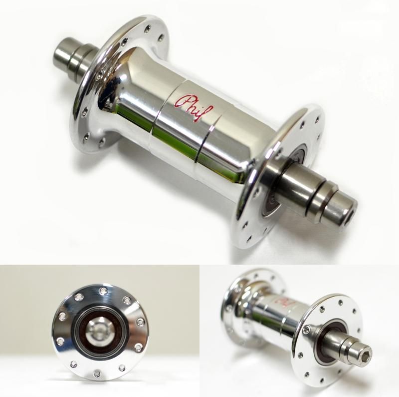 Phil Wood Track Hub LOW FLANGE 20H Silver