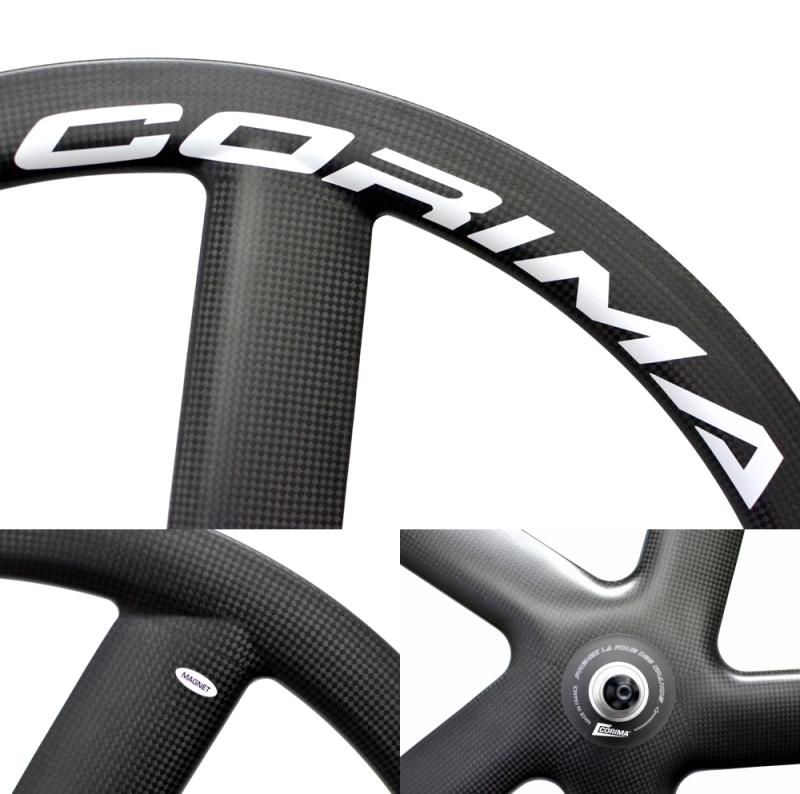 CORIMA 5 SPOKE コリマ 5スポーク ピスト カーボン チューブラー フロントホイール