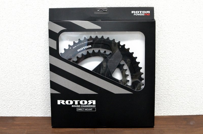 ROTOR noQ RINGS DM ROUND CHAINRINGS 2X / ローター ダイレクトマウント 真円チェーンリング ダブル