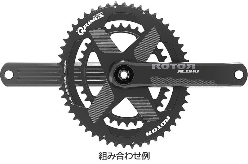 rotor aldhu24 クランク 170mm 品自転車 - パーツ