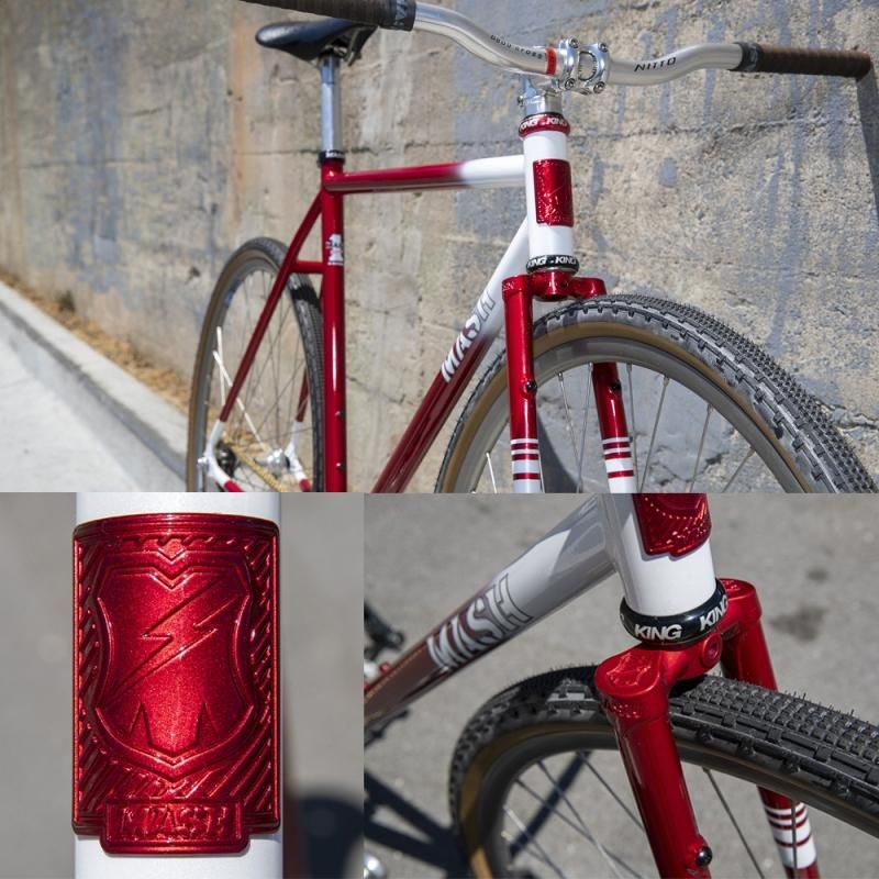 Mash Steel Frameset Red/White / マッシュ スチール フレームセット (2022)