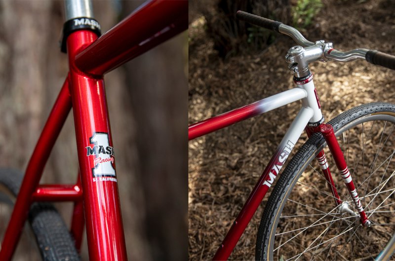 Mash Steel Frameset Red/White / マッシュ スチール フレームセット (2022)