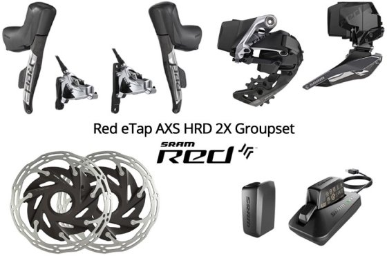 Fashion red etap axs groupset