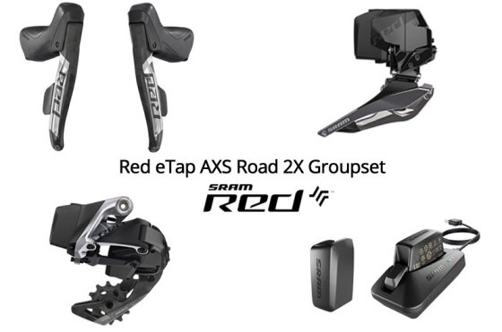 SRAM スラム Red eTap AXS Road 2X Groupset リムブレーキ グループセット