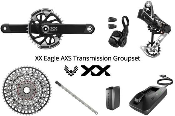 SRAM XX1 Eagle AXS スラム イーグル グループセット 新品 SRAM（スラム）XX Eagle AXS Transmission Groupset（XXイーグル
