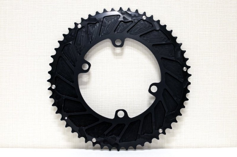 ROTOR ROUND RING AERO 110×4 OUTER 12-11S / ローター 真円チェーンリング エアロ アウター 12速対応