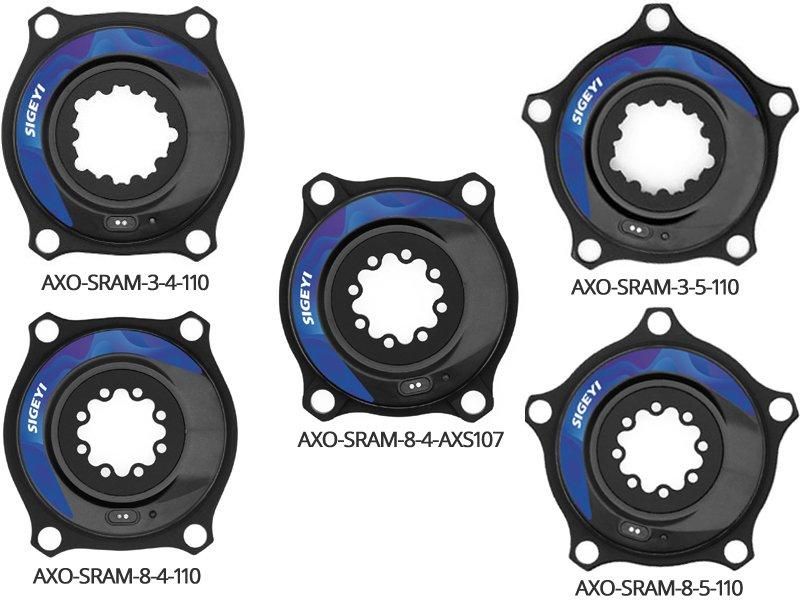 SIGEYI AXO Power Meter for SRAM 8-bolt locking MTB crank