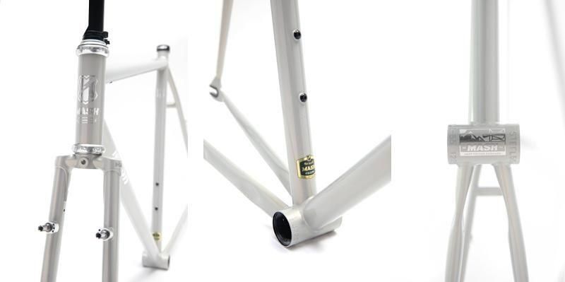 MASH steel frame set (pearl fog) Lサイズ