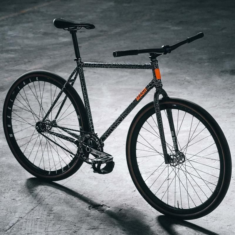 MASH Reyes Steel Frameset B+W Crack / マッシュ レイズ