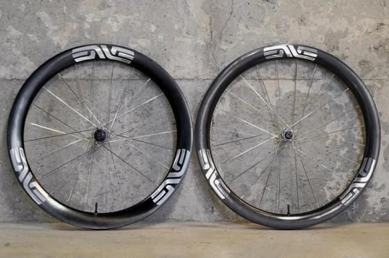 美品　ENVE SES 4.5 TU ホイールセット ENVE (エンヴィ) SES 4.5 CARBON HUB チューブラー シマノ11S