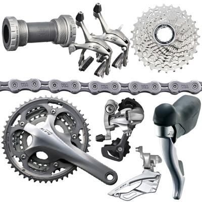 Shimano 105 5700 triple Groupset silver シマノ 105 5700 トリプル