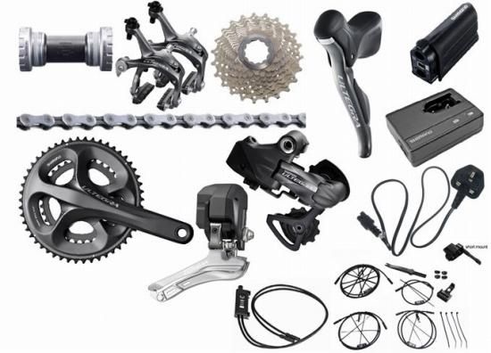 Shimano Ultegra Di2 Groupset Grey シマノ アルテグラ Di2 グループセット グレー Shimano Ultegra Di2 Groupset Grey シマノ アルテグラ Di2 グループセット グレー