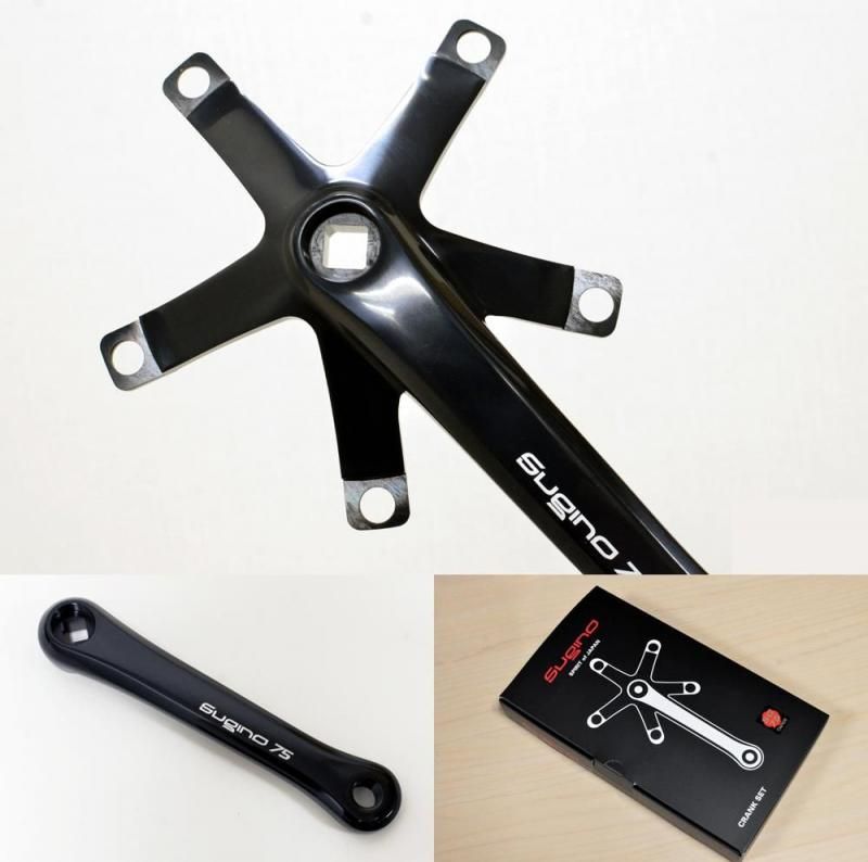 Sugino SG75 144 クランク ブラック