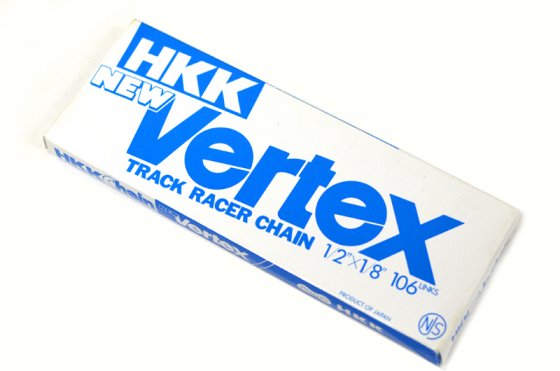 HKK Vertex ベルテックス ピスト チェーン ブルー NJS認定部品