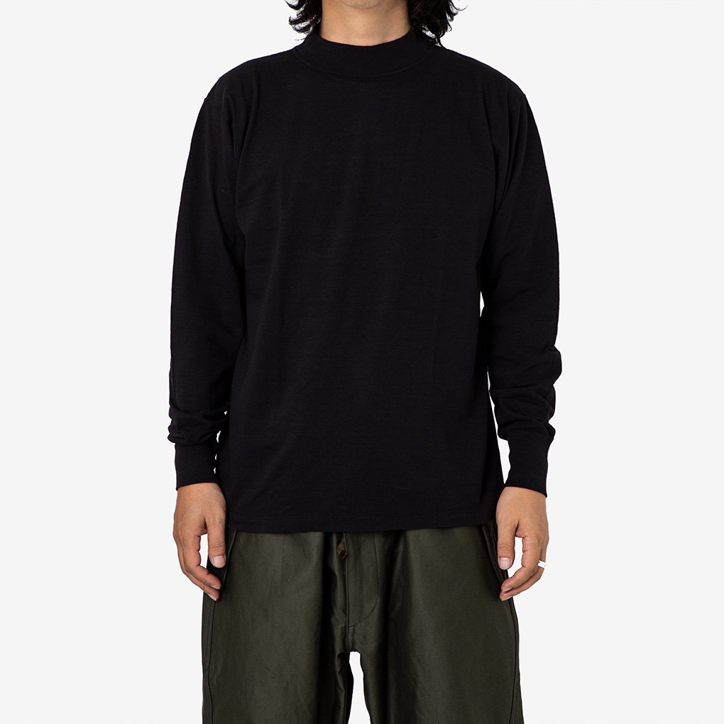 PHIGVEL / HIGHNECK LS TEE - INK BLACK | ONE TENTH