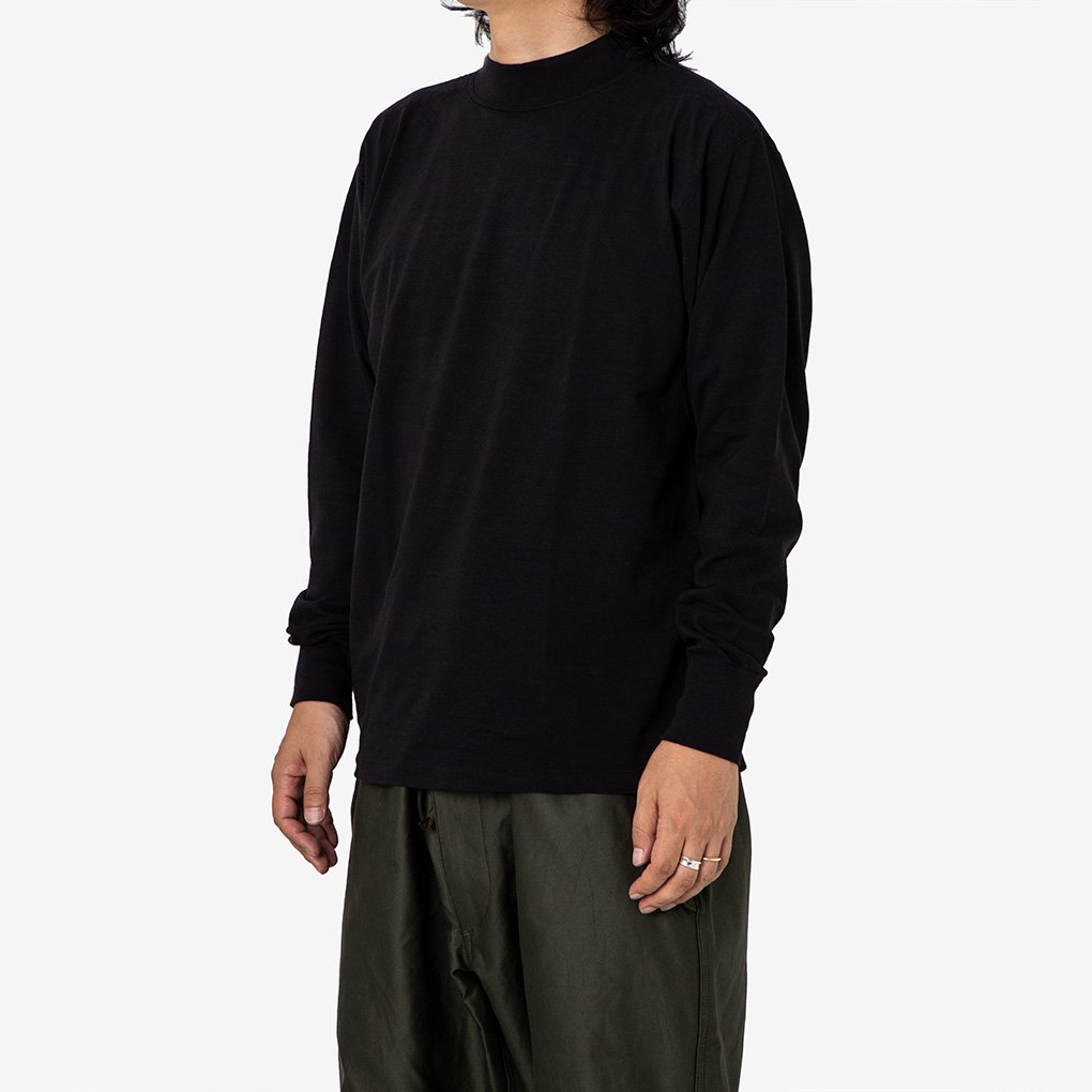 PHIGVEL / HIGHNECK LS TEE - INK BLACK | ONE TENTH