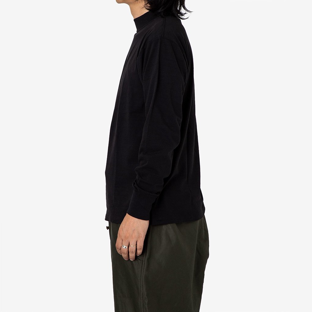 PHIGVEL / HIGHNECK LS TEE - INK BLACK | ONE TENTH