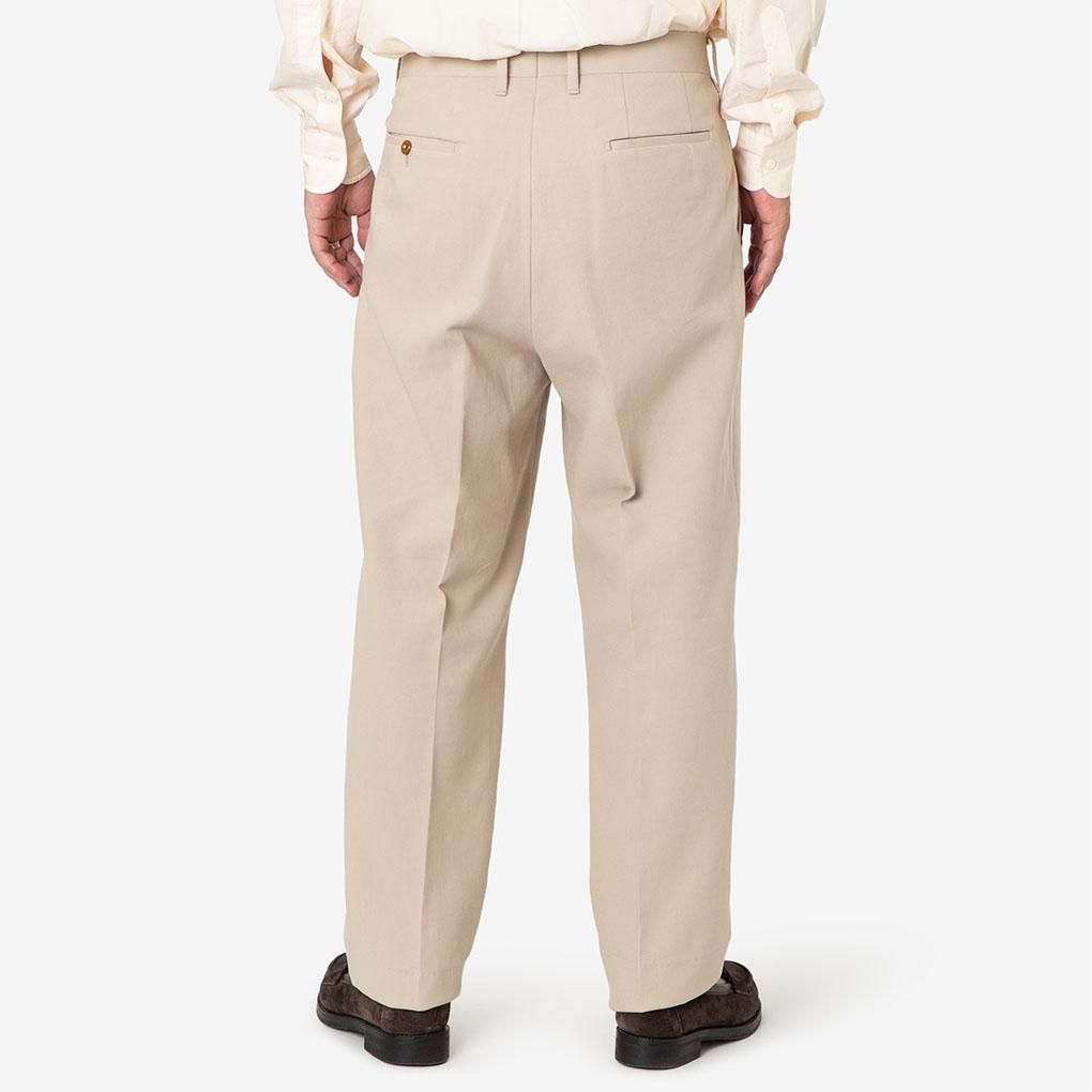 MAATEE&SONS 2 INTUCK TAPERED TROUSER+del-pa.de