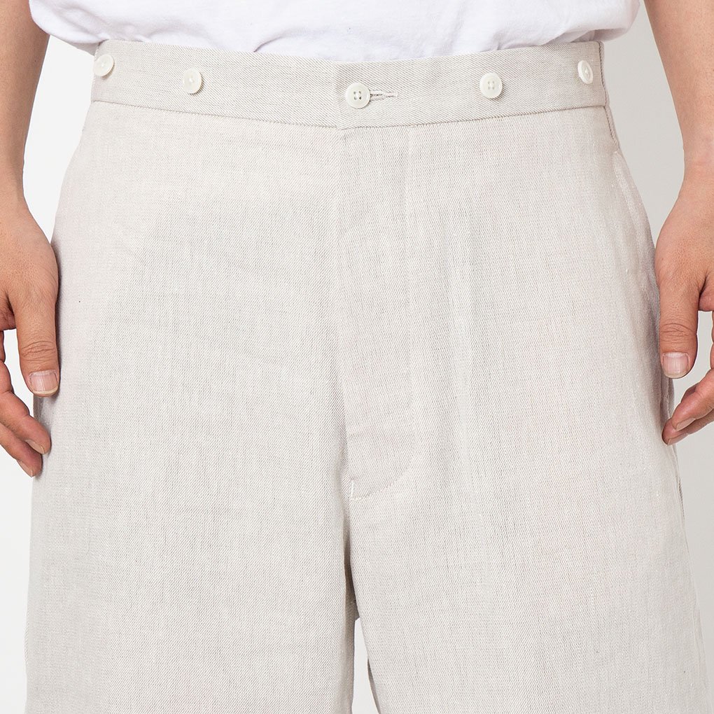 MAATEE&SONS / 超強撚linen work pants - ワークパンツ/カーゴパンツ