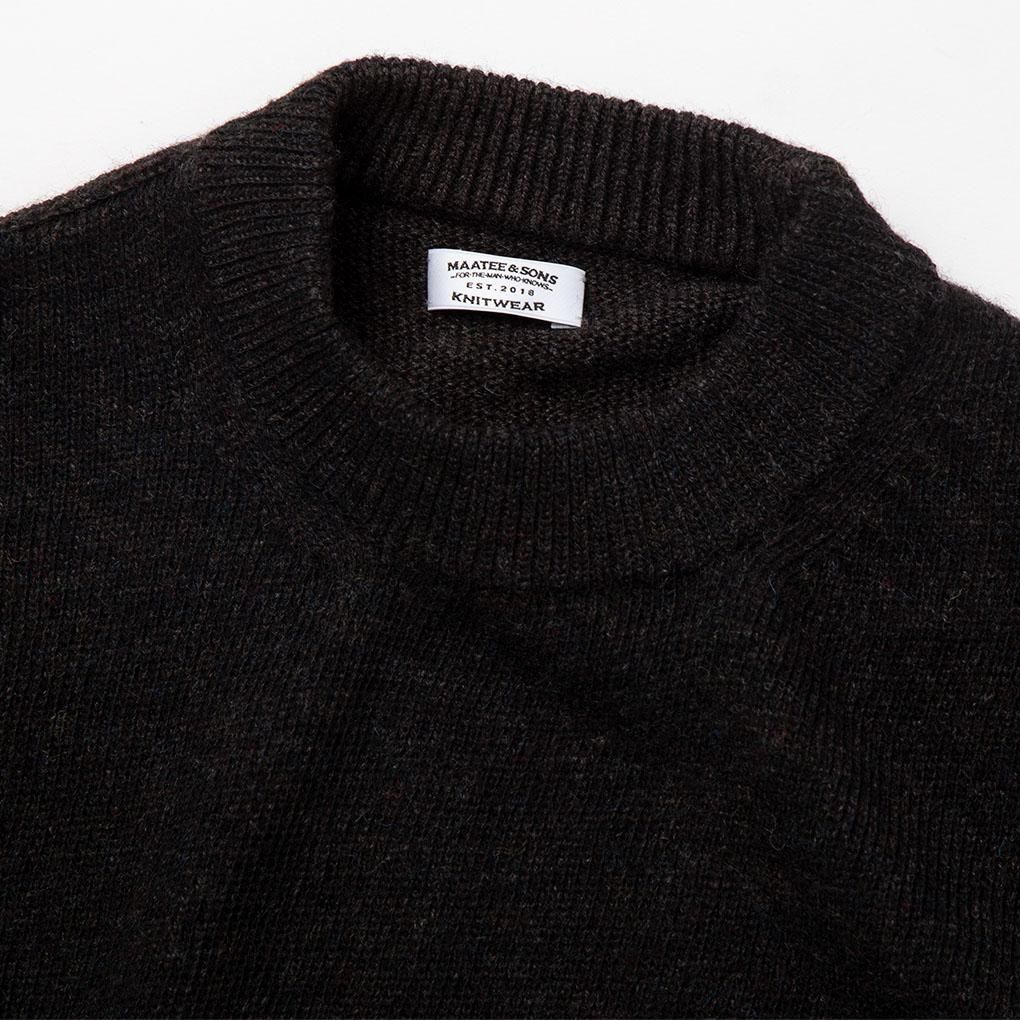 MAATEE＆SONS 22AW ひょっとこ SWEATER ブラック サイズ３ 