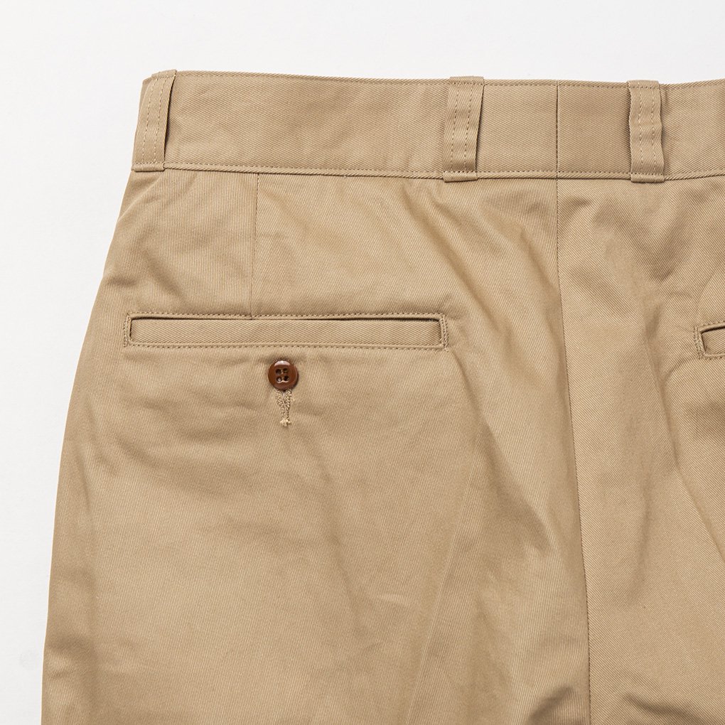 PHIGVEL / OFFICER TROUSERS REGULAR - KHAKI BEIGE | ONE TENTH