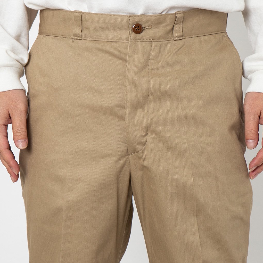 PHIGVEL / OFFICER TROUSERS REGULAR - KHAKI BEIGE | ONE TENTH