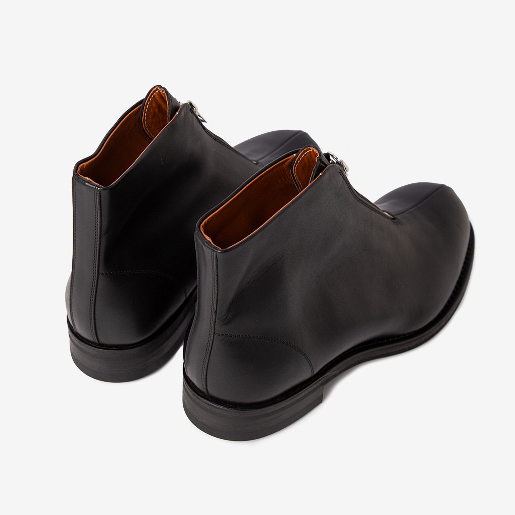 PHIGVEL / AVIATOR ZIP BOOTS - BLACK | ONE TENTH