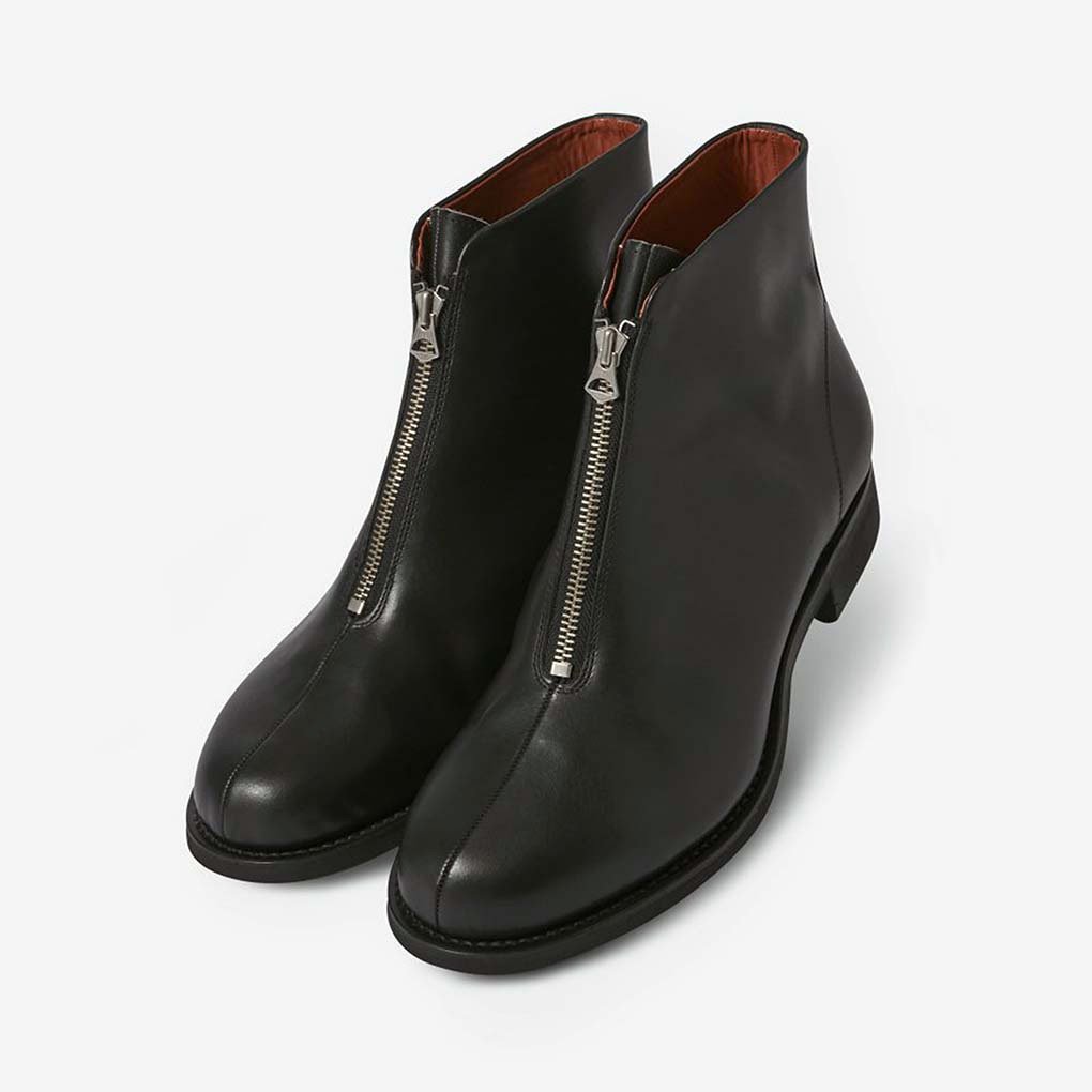 PHIGVEL / AVIATOR ZIP BOOTS - BLACK | ONE TENTH