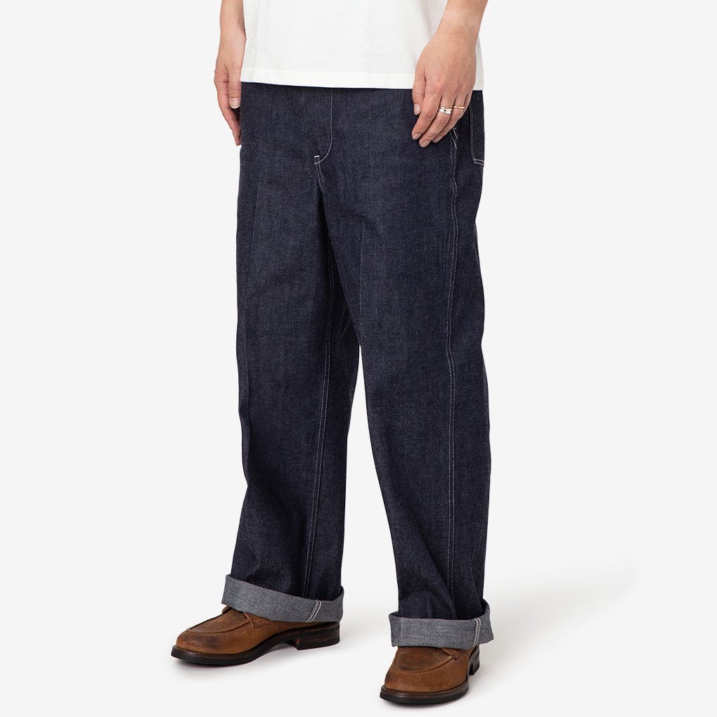 PHIGVEL / MIL DENIM TROUSERS - INDIGO RIGID | ONE TENTH