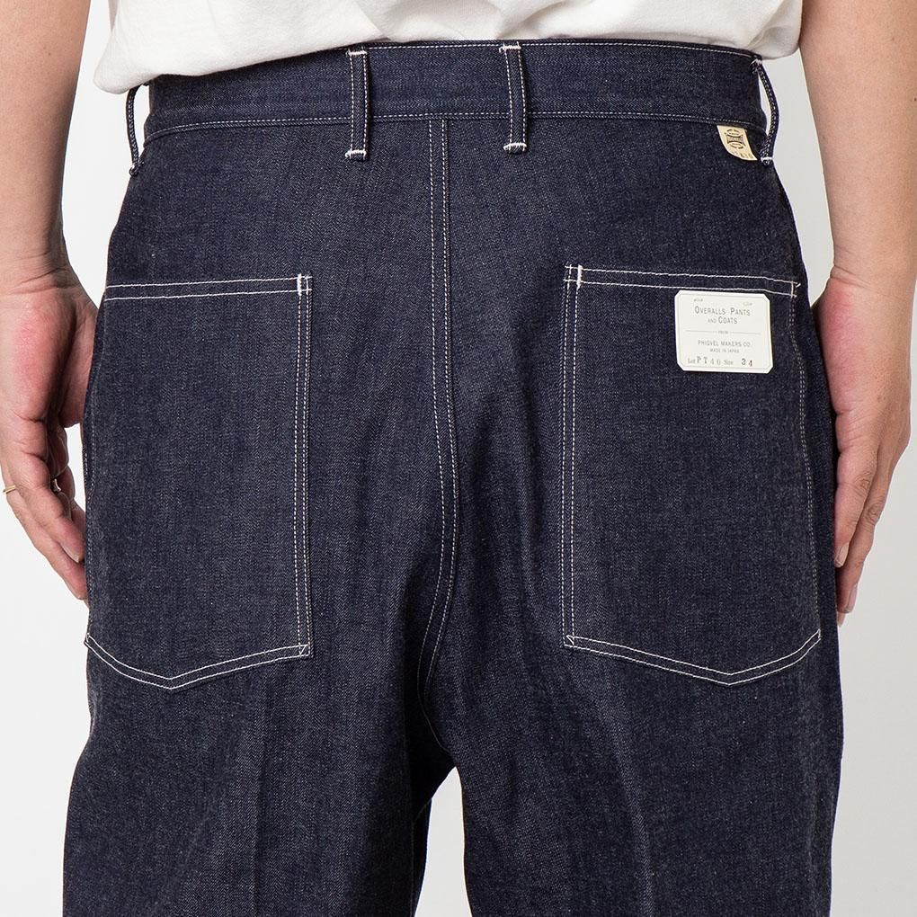 PHIGVEL / MIL DENIM TROUSERS - INDIGO RIGID | ONE TENTH