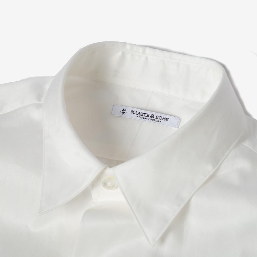 MAATEE＆SONS / CHARLES - DEAD STOCK GIZA SUVIN WHITE | ONE TENTH