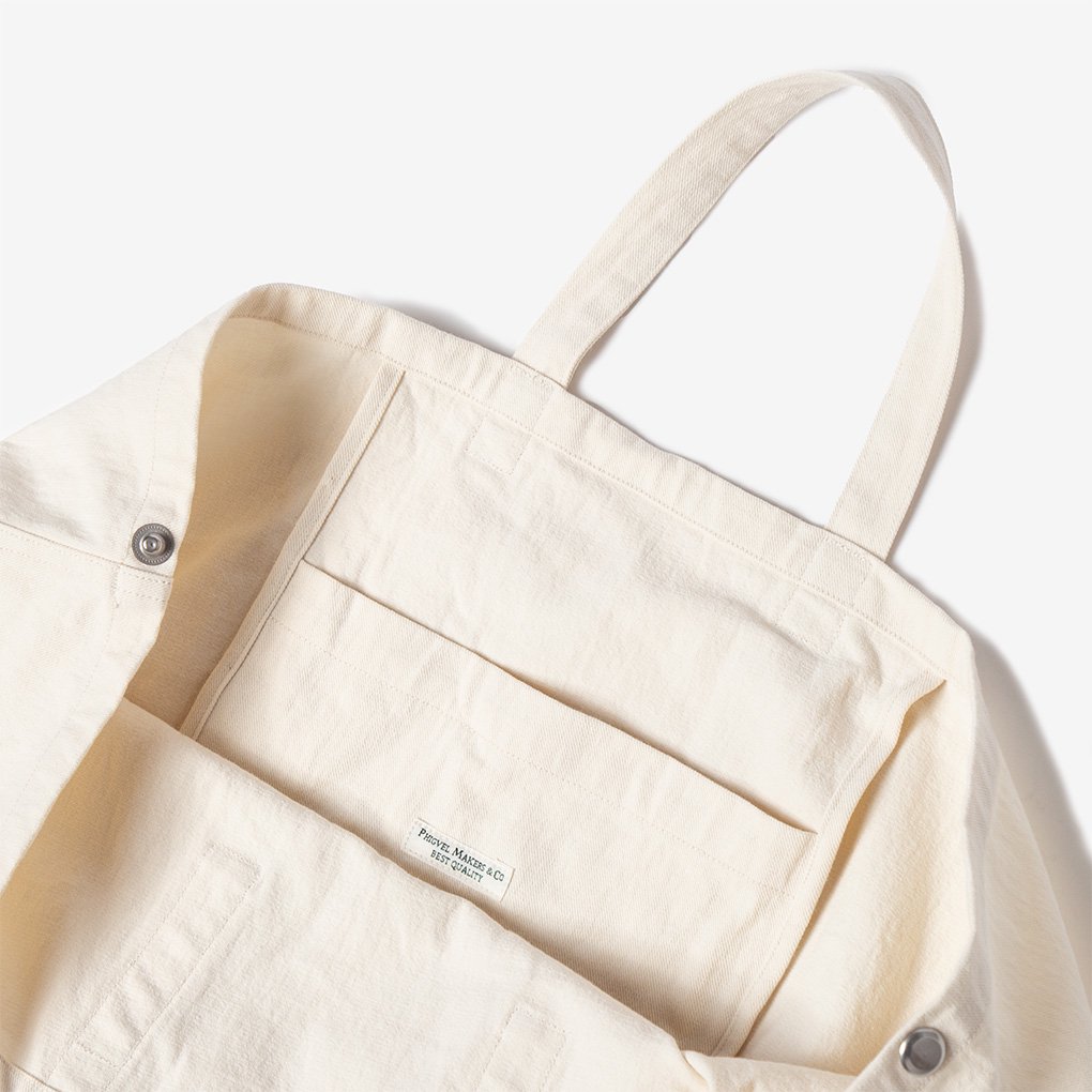 PHIGVEL MAKERS Co. / CHINO CLOTH ROUND TOTE BAG | ONE TENTH