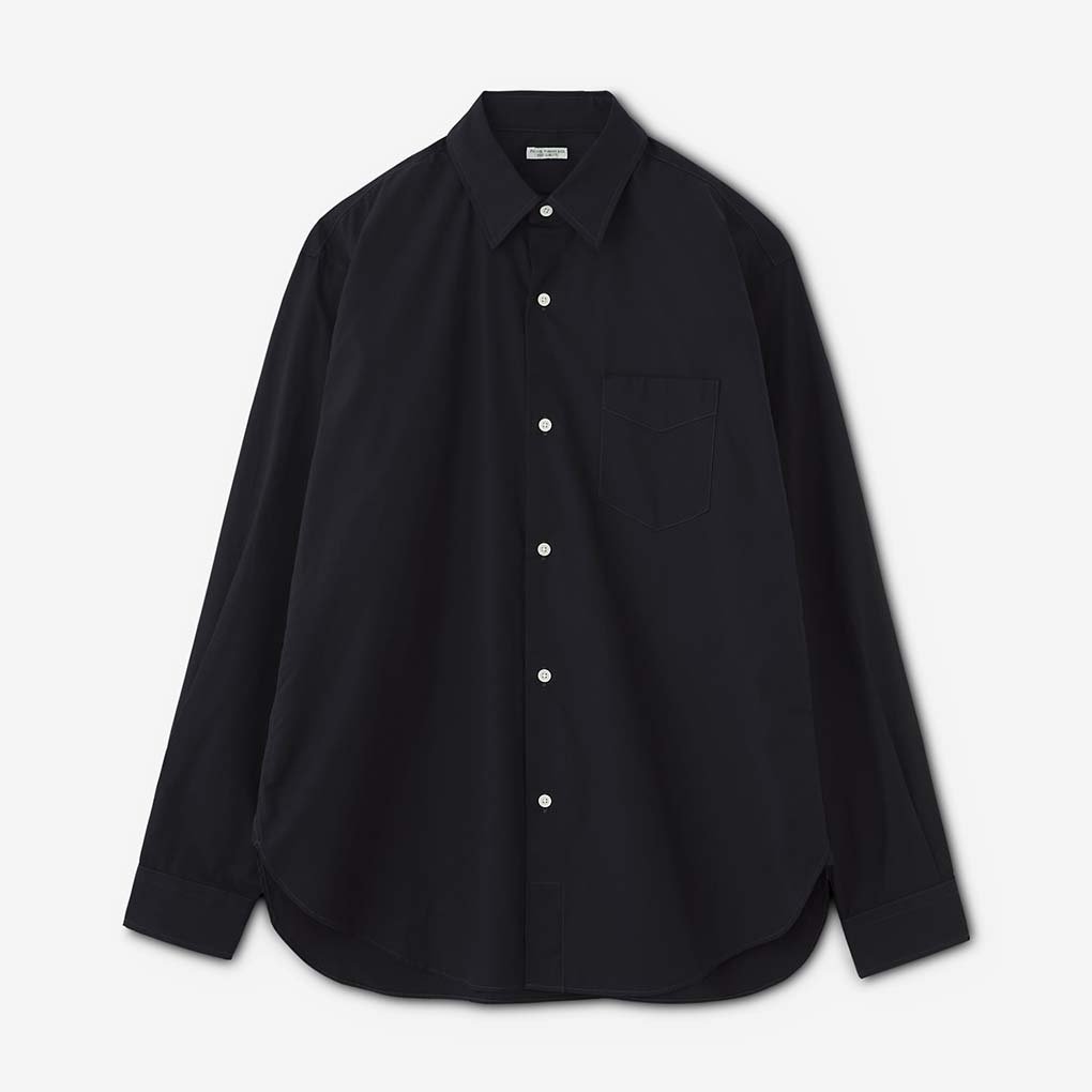 PHIGVEL / REGULAR COLLAR DRESS SHIRT - DARK NAVY | ONE TENTH