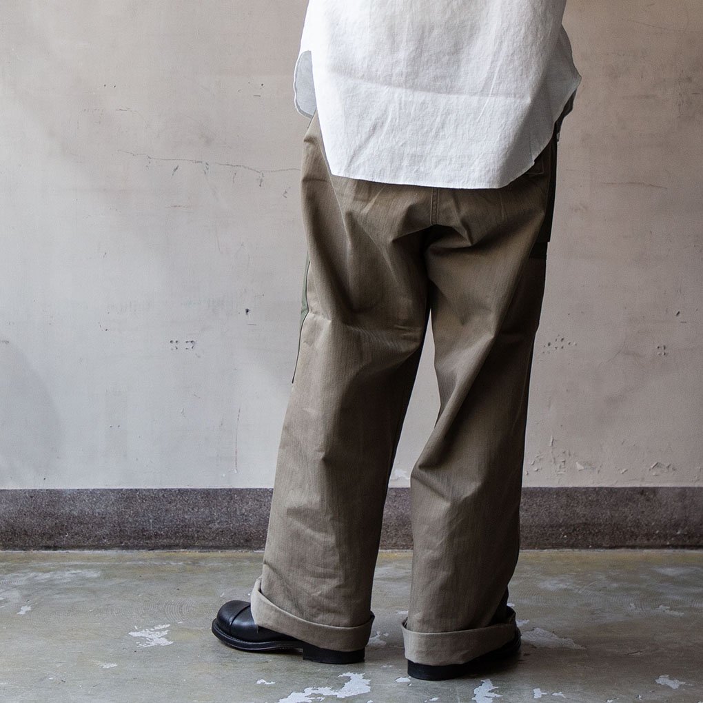 Nigel Cabourn / MONKEY PANTS MIX - GREEN｜ONE TENTH正規