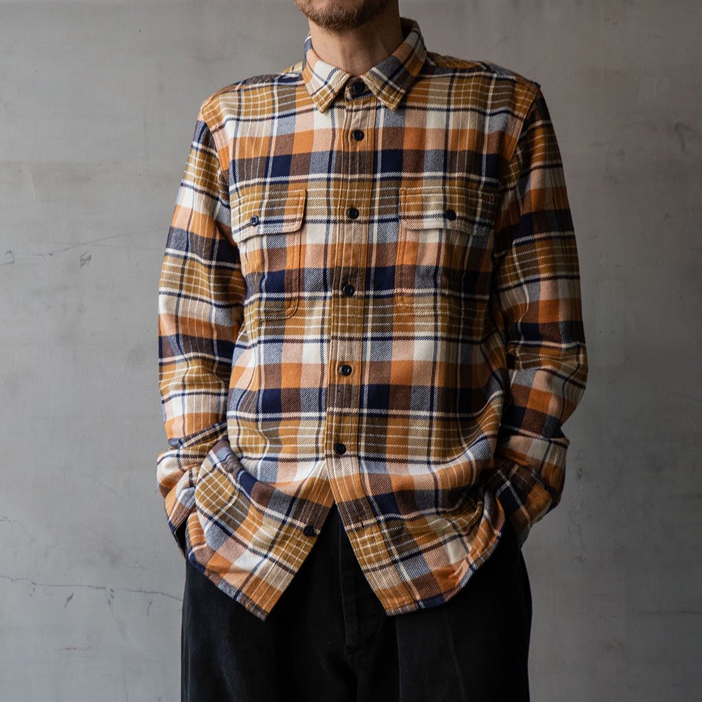 FILSON / VINTAGE FLANNEL WORK SHIRT - BEIGE CHECK | ONE TENTH