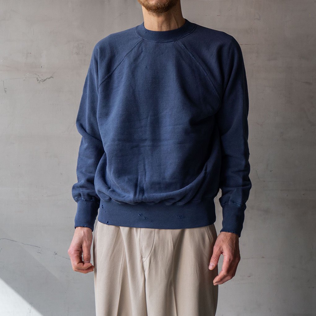 MAATEE & SONS / SWEAT - 掠れNAVY | ONE TENTH