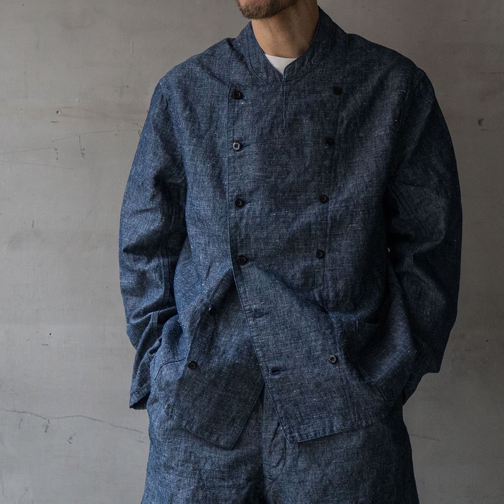 OUTIL (ウティ) / VESTE CIZE CHAMBRAY - D.INDIGO | ONE TENTH