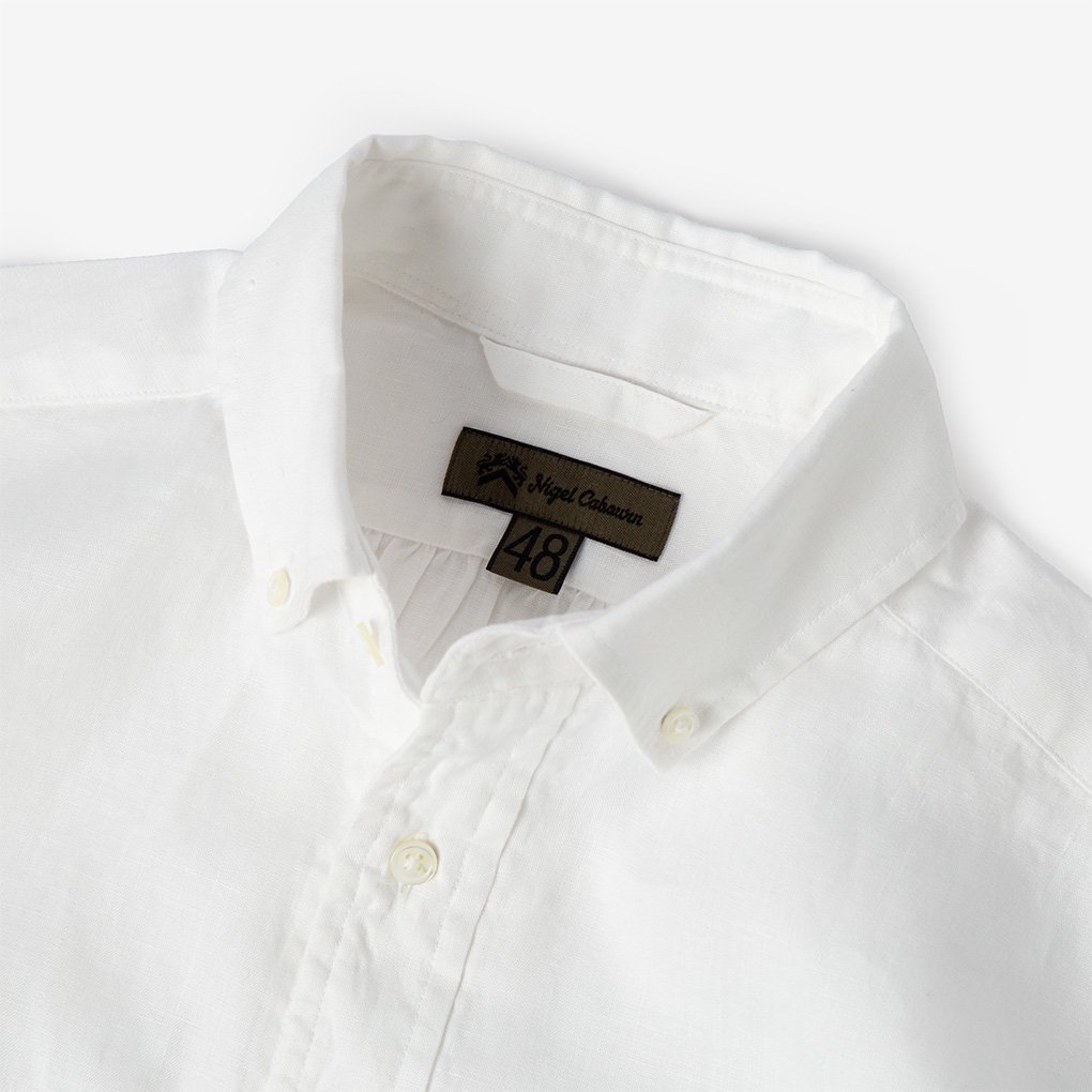 Nigel Cabourn / BBRITISH OFFICERS SHIRT TYPE2 - WHITE ｜ ONE TENTH正規通販