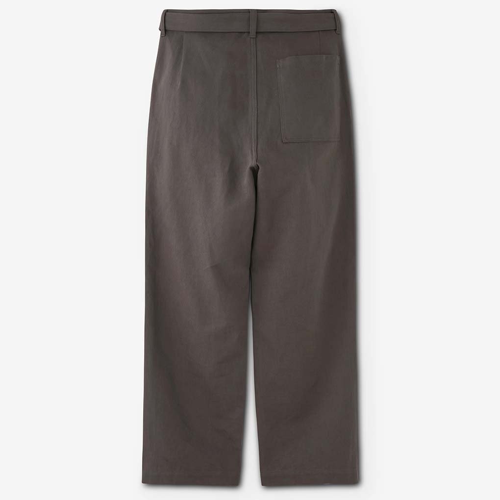 PHIGVEL / C/P BELTED 2TUCK TROUSERS - STONE GRAY | ONE TENTH