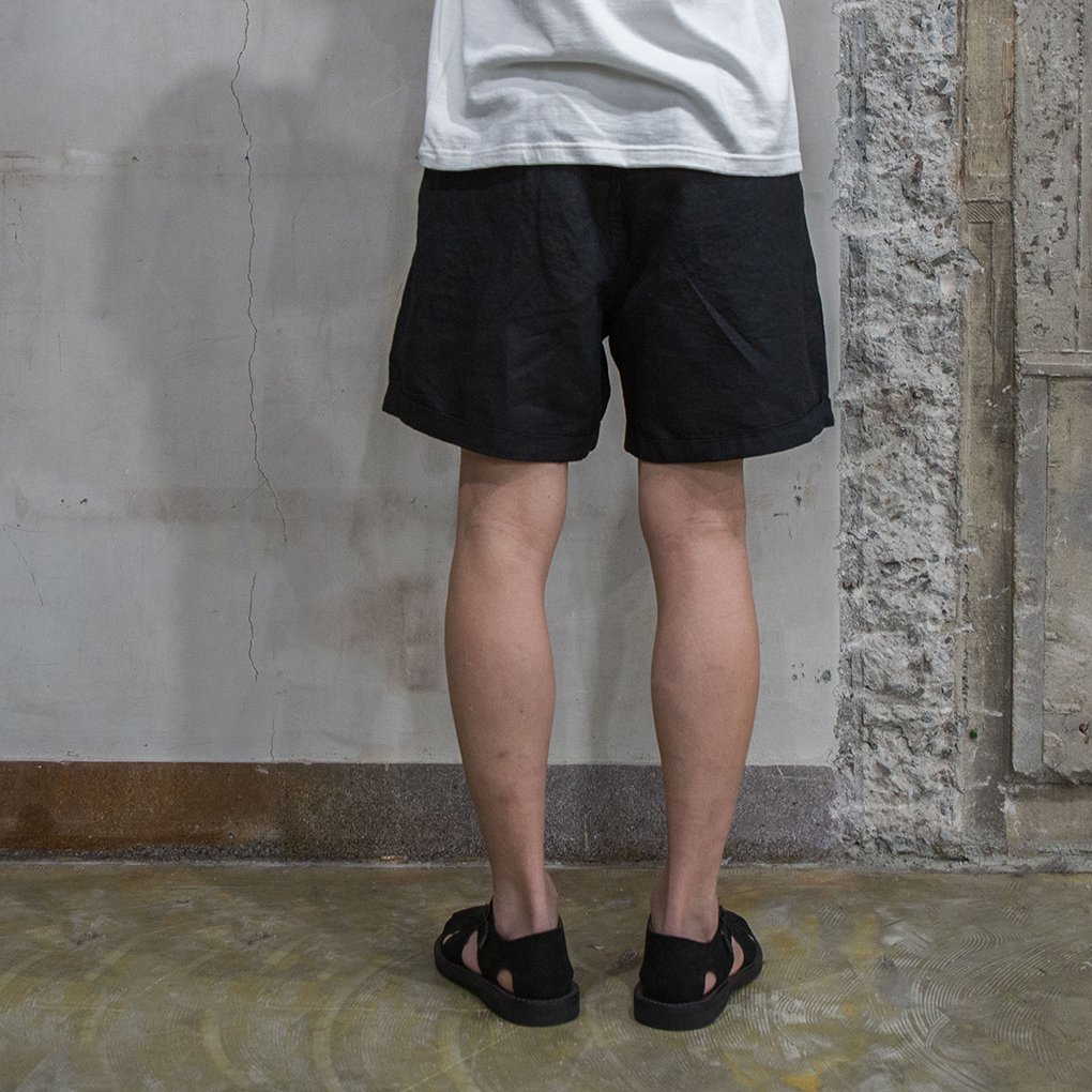 OUTIL (ウティ) / PANTALON ANBERT - BLACK LINEN | ONE TENTH