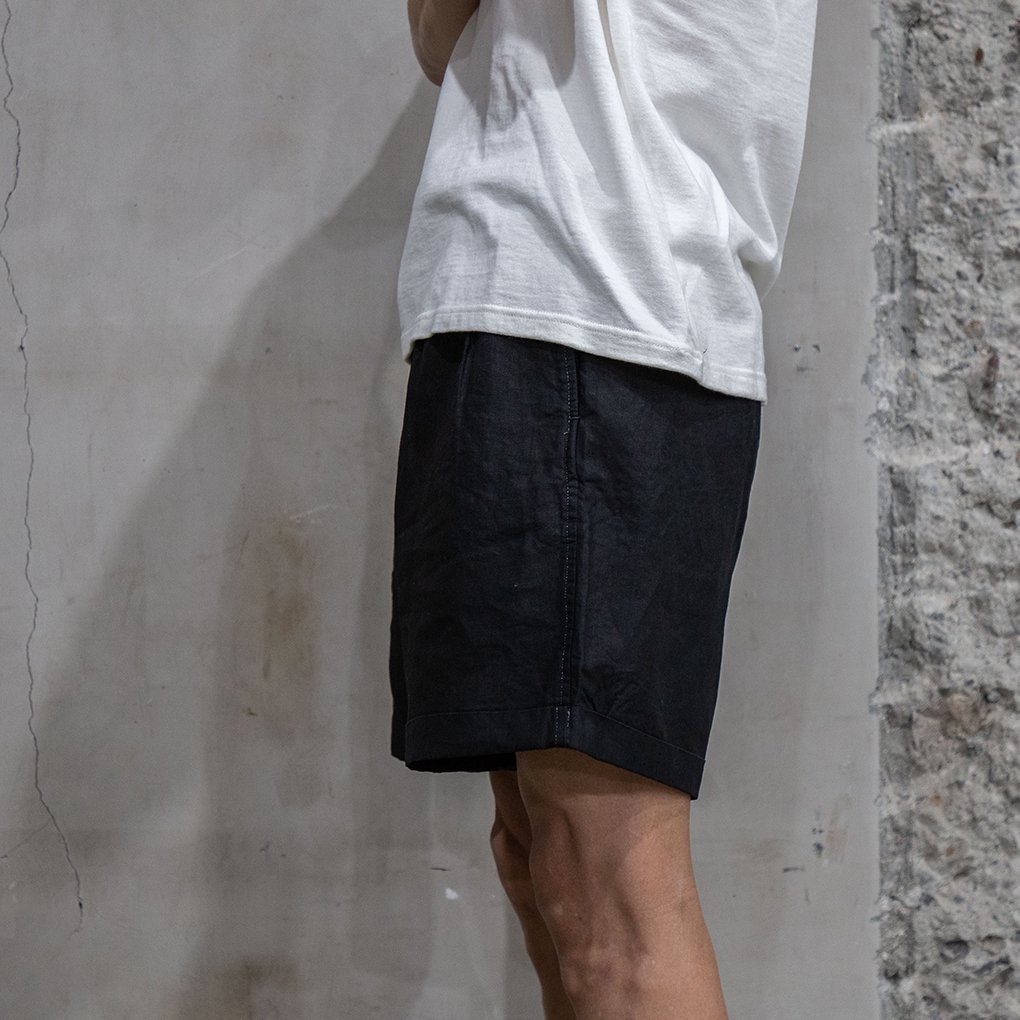 OUTIL (ウティ) / PANTALON ANBERT - BLACK LINEN | ONE TENTH