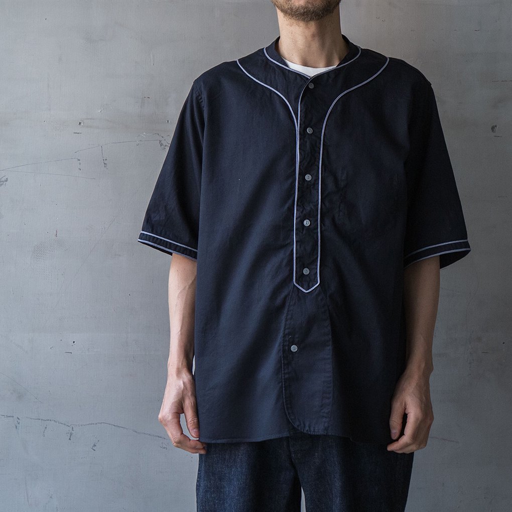 Nigel Cabourn / BASEBALL SHIRT S/S TYPE2 - DARK NAVY｜ ONE TENTH正規通販