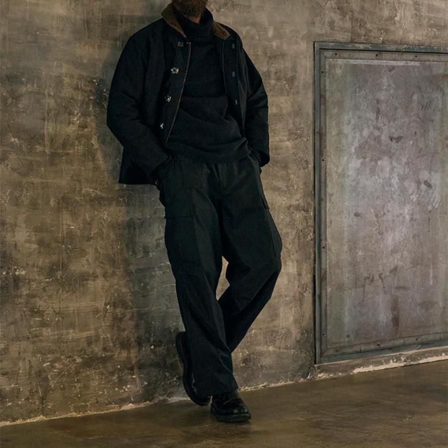 Nigel Cabourn ARMY CARGO PANT / BLACK