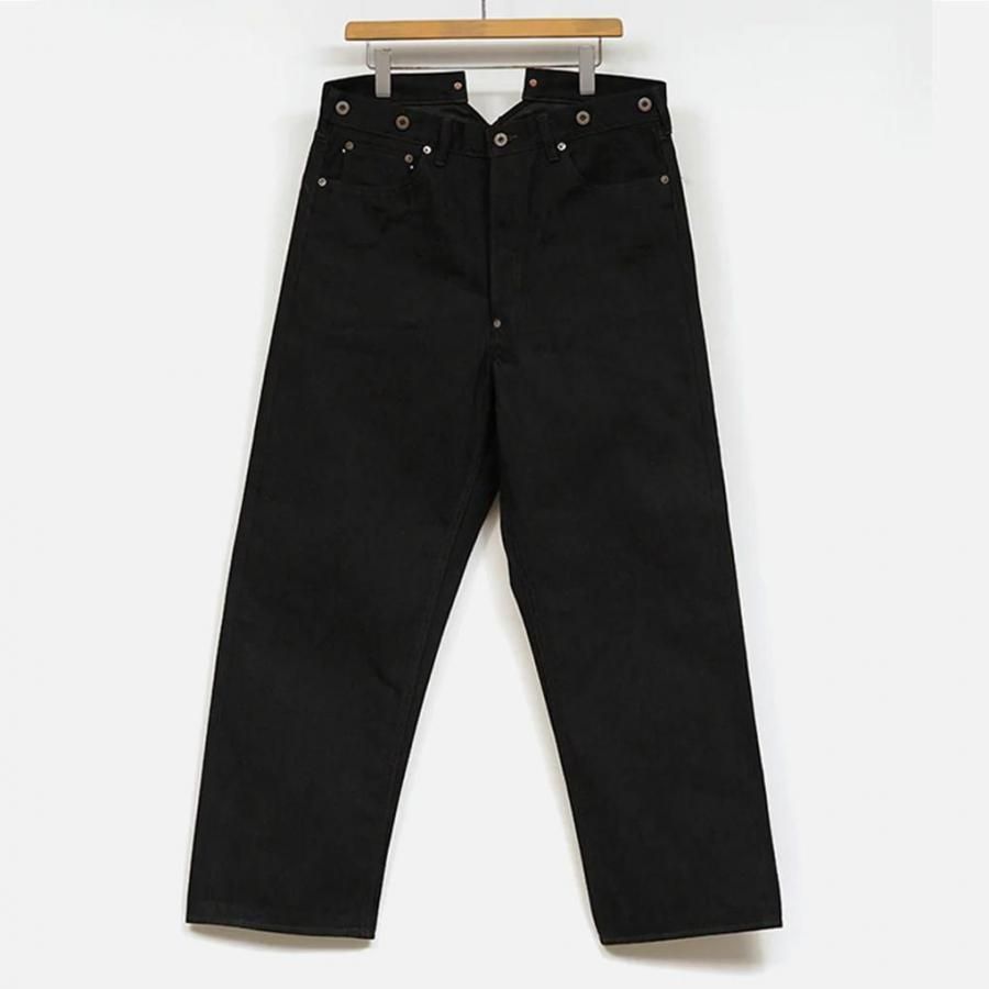 Nigel Cabourn RAILMAN DENIM PANT / BLACK