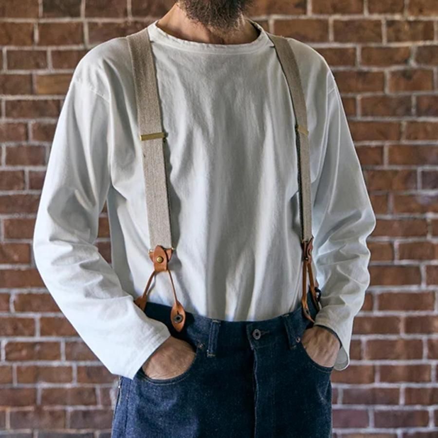 Nigel Cabourn 7.8oz 40s USMC LONG SLEEVE / OFF WHITE
