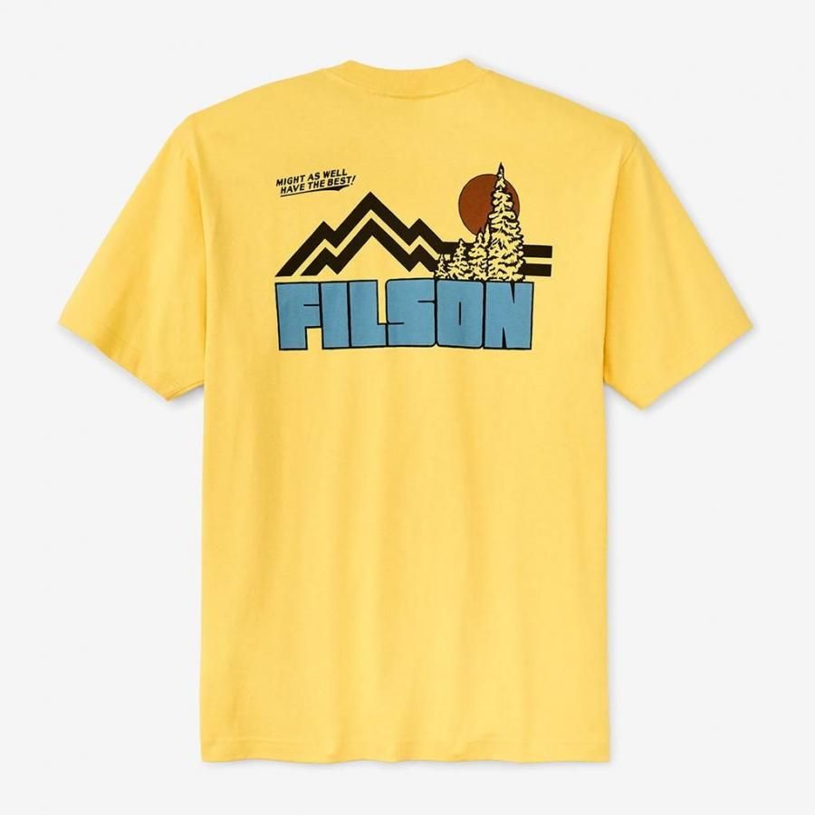 FILSON FRONTIER GRAPHIC T-SHIRT / Aspen Gold / Sun